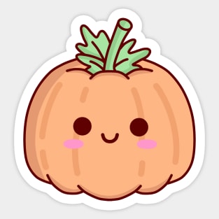 Kawaii Autumn Squash Sticker